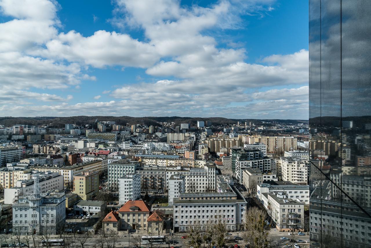 Glob Apartament Sea Towers Gdynia Bagian luar foto